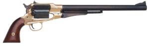 Traditions FR185812 1858 Bison Break Open 44 Cal #11 Percussion 12" 6 Shot Brass Frame Blued Barrel & Cylinder Walnut Grip