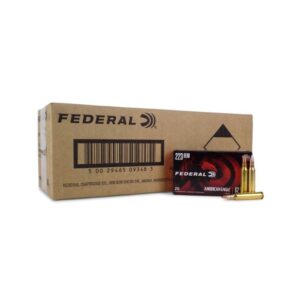Federal American Eagle Rifle Ammunition .223 Rem 62 gr FMJ 3020 fps 500/ct