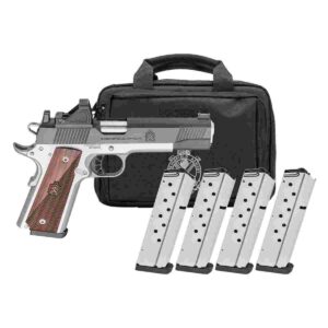 Springfield Gear Pac 1911 Ronin AOS Handgun .45 Auto 8rd Magazines(4) 5" Barrel Green Dot & Bag