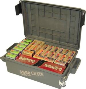 MTM Ammo Crate Utility Box Small 13"x9"x4.8" Army Green
