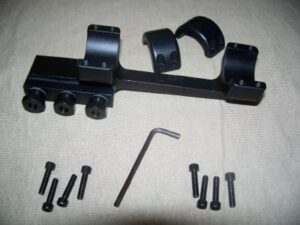 DNZ Freedom Reaper 1-Piece Forward Ring Picatinny Rail Mount - 1" Black