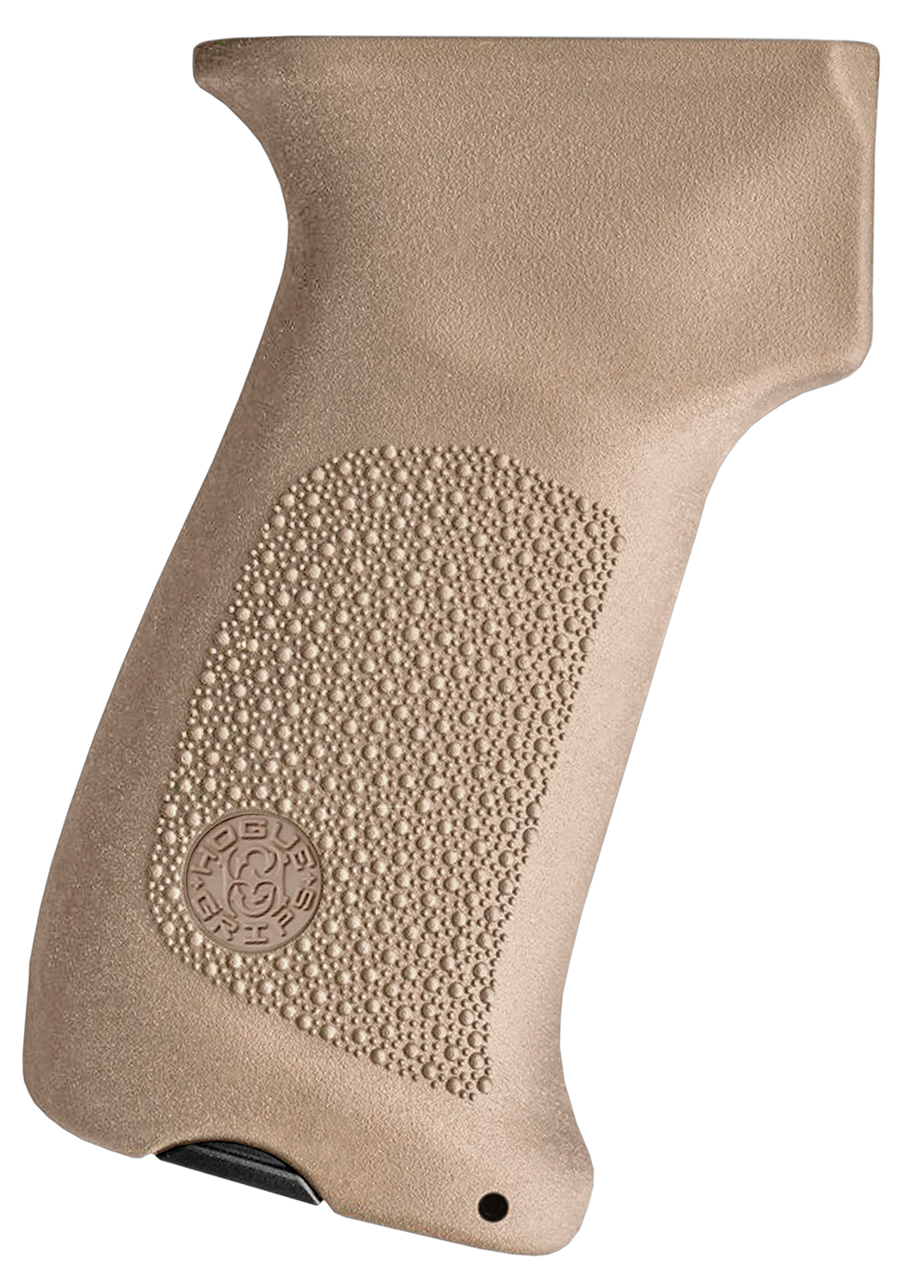 Hogue 74033 Pistol Grip w/o Finger Grooves FDE Overmolded Rubber Fits AK-47/AK-74