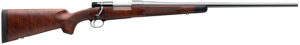 Winchester Repeating Arms 535203236 Model 70 Super Grade 338 Win Mag Caliber with 3+1 Capacity, 26" Barrel, High Polished Blued Metal Finish & Satin Fancy Walnut Stock Right Hand (Full Size)
