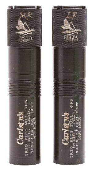 Carlson's Choke Tubes 07570 Delta Waterfowl  Benelli Crio Plus 12 Gauge Mid/Long Range Knurled 17-4 Stainless Steel