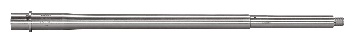 Proof Research 130384 AR-Style Barrel 6mm Arc 20" Rifle +1 Length Gas System 1:7.50" Twist 4 Grooves, 5/8"-24 tpi, Stainless Stainless