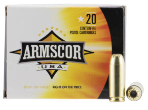 Armscor FAC103N USA  10mmAuto 180gr Jacketed Hollow Point 20 Per Box/25 Case