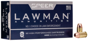 Speer 53980 Lawman  45GAP 200gr Total Metal Jacket Flat Nose 50 Per Box/20 Case
