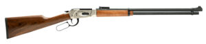 Gforce Arms GFLVR410NKLY Saddlehorn  410 Gauge 2.5" 7+1 20" Black Barrel, Nickel Metal Finish Aluminum Receiver, Turkish Walnut Stock (Youth)