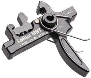 Larue Tactical LTMBT2SSB MBT-2S  Black Two-Stage Straight Fits AR10/AR15