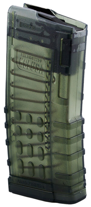 Kci Usa Inc KCIMZ066   21rd 223 Rem Fits AR-15 Translucent Smoke Polycarbonate