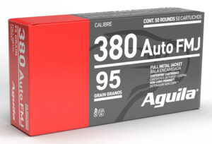 Aguila 1E802380   380ACP 95gr Full Metal Jacket 50 Per Box/10 Case