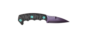 HALF FACE BLADES HUMINT COSMIC 3" BLADE, 8"OA, CPM S45VN STEEL, MICARTA GRIP