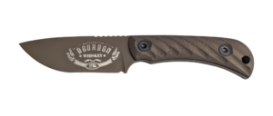HALF FACE BLADES CAVNER JR BOURBON 3.5" BLADE, 7.5"OA, S45VN MICARTA GRIP