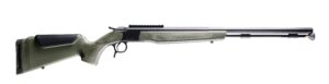 CVA OPTIMA .50CAL BLK/ODG RAIL