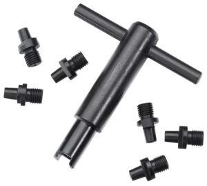 Pietta AC020+060 Revolver Nipple Wrench  w/ 6 Pack #10 Cap Nipples Fits All Pietta Black Powder Revolvers
