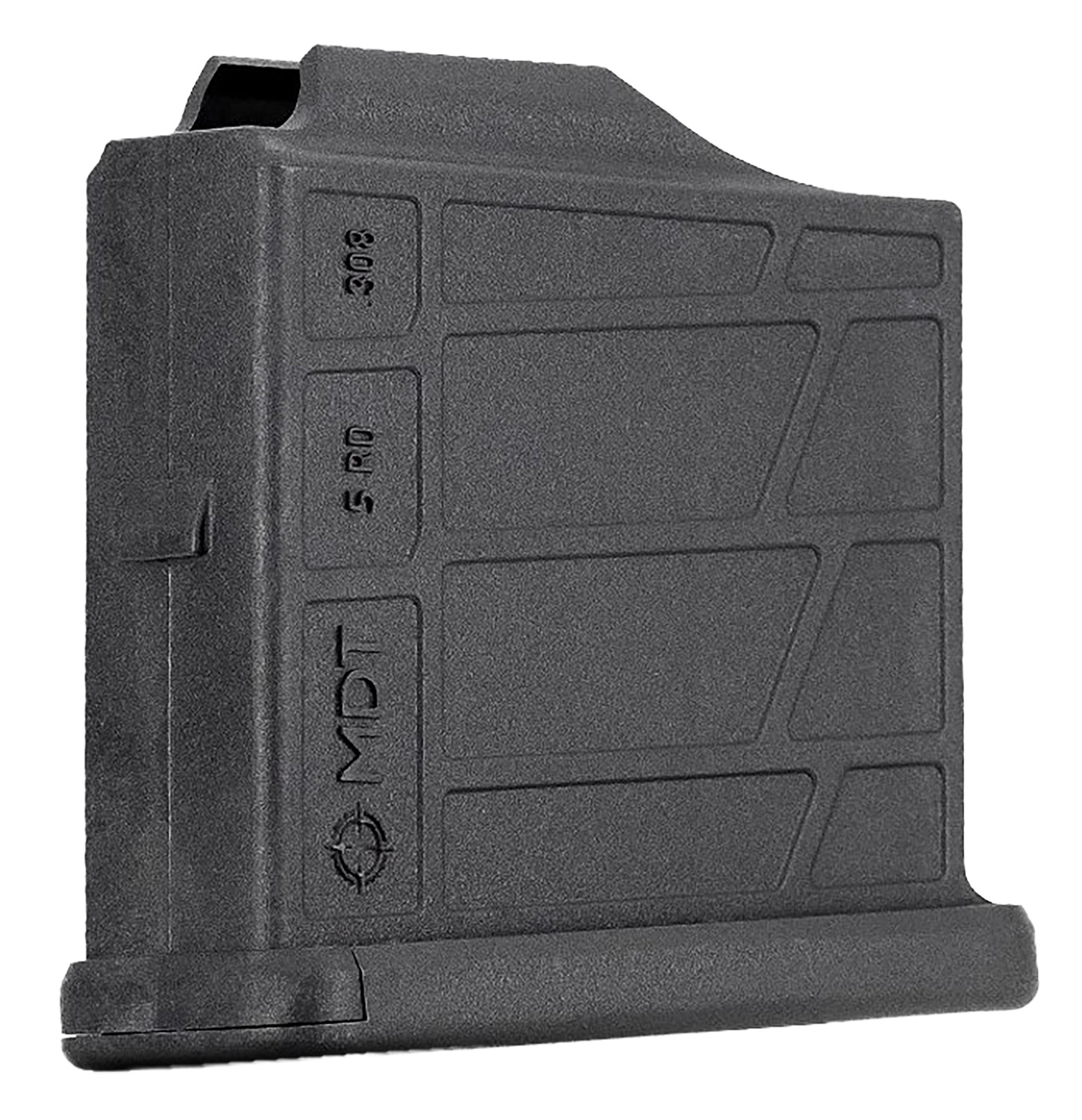 Mdt Sporting Goods Inc 105026BLK AICS Magazine 5rd Extended 6.5 Creedmoor/308 Win Short Action Black Polymer