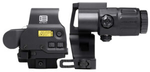 Eotech HHSSTC HHSSTC EXPS & G33 Magnifier Matte Black 1x/3x 1.20" x 0.85" 1 MOA Red Dot/68 MOA Ring