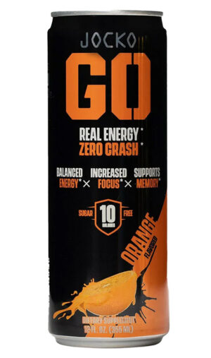 Jocko Fuel 33920 Orange Energy Drinks 12oz 12Pack