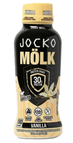 Jocko Fuel 29091 Vanilla Protein Shake 12oz 12Pack