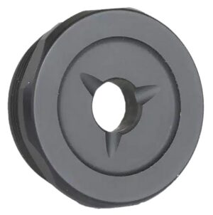 Jk Armament JK155LTEC45 LT Flash Reducer End Cap 45Cal Fits Aluminum Hard Anodized Black