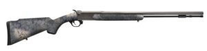 Traditions CR846604437 NitroBolt  50 Cal Firestick 24" Tungsten Cerakote Fluted Threaded Barrel, Tungsten Cerakote Drilled & Tapped Steel Receiver, Adj Cheek Piece & LOP Desert Web Synthetic Stock
