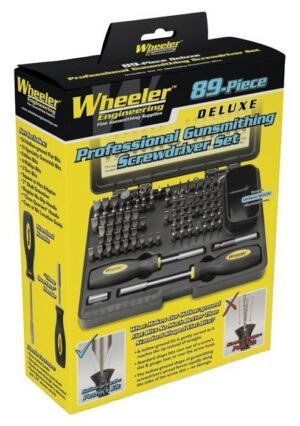 Wheeler Engineering 89-Piece Professional Gunsmithing Screwdriver Set