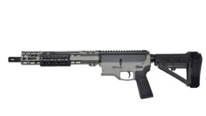 Bilson Arms P8FSSTB20R1 BA-15FCP 338 ARC 10+1 14.50" Stainless Steel Threaded Barrel, Tactical Gray/Graphite Black Cerakote Aluminum Receiver w/Picatinny Rail, M-LOK Handguard, Black Polymer SBA4 Brac