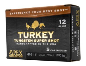 APEX AMMO STH-3      12G 3    2-1/4 7.5/9     5/10