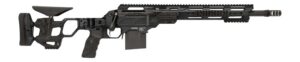 Cadex Inc CDXSSCOV308165CP20I2E1 CDX-SS Seven S.T.A.R.S. Covert Compact 308 Win 10+1 16.50" Black DLC Fluted Threaded Barrel, Black Cerakote Receiver w/Picatinny Rail, M-LOK Handguard, Black Folding S