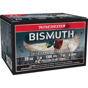 WINCHESTER 20 GA 3" #4 BISMUTH 1 OZ 15 RD/BX 10 BX/CS