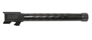 Faxon Firearms GB910N34LGQT Match Series 9mm Luger 5.75" Fluted Threaded Black Nitride Stainless Steel, Fits Glock 34 Gen2-4