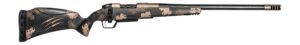 Fierce Firearms RIVSCX300PRC22BDS Carbon Rival XP 2.0 300 PRC 22" Smoked Bronze Cerakote Stainless Steel Spiral Fluted Barrel & Drilled & Tapped Receiver, Desert Shadow Camo Adj Comb Carbon Fiber Stoc