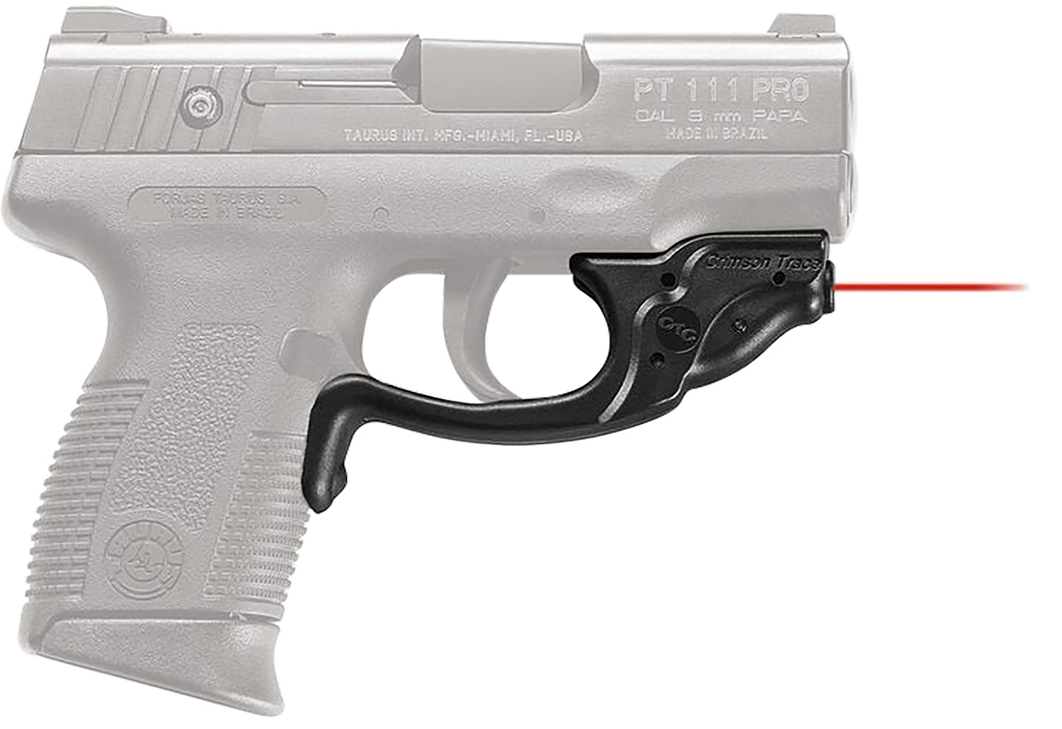 Crimson Trace 0180301 Laserguard Taurus Millennium Pro, Green Laser Black Polymer