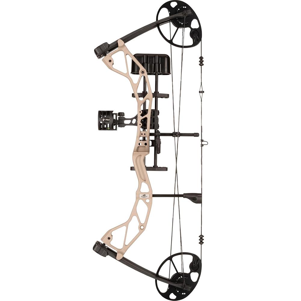 Diamond Archery Radian Compound Bow 305 fps 10-55 lbs RH Sandstone with Package