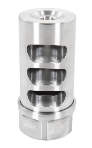 American Precision Arms G2L5830S Gen 2 Little Bastard Self Timing Brake Stainless Steel with 5/8"-24 tpi Threads, 2.22" OAL & 1" Diameter for 30 Cal Rifle