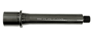 Lead & Steel Llc LS9MM5.5-28 AR9  9mm Straight Profile Black Nitride Chrome Moly Vanadium