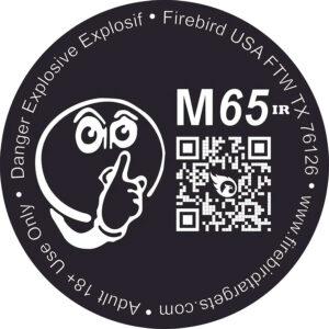 Firebird USA M65IR M65IR  Moving Trajectory/Static Impact Enhancement Flash/Smoke/Sound Universal Firearm 65mm 10 Targets
