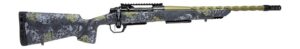 Horizon Firearms HRF-VE2-300P-22R Venatic 2 300 PRC 22" Sage Green Spiral Fluted Threaded Barrel, Black DLC Receiver w/Picatinny Rail, Arca Rail Forend, Artic Moss Iota EKO X Carbon Fiber Stock