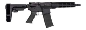Andro Corp Industries 556103HB ACI-15 Halo 5.56 NATO 30+1 10.30" Black Nitride Threaded Barrel, Black Anodized Aluminum Receiver w/Picatinny Rail, M-LOK Handguard, Black Polymer SBA3 Pistol Brace, A2