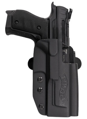 Walther Arms 5130217 PPQ  Q5 Match Steel Frame OWB Holster Black Kydex Belt Slide