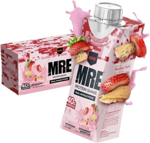 Redcon1 RC1MRERTDSSC12 MRE Ready to Drink Strawberry Shortcake 14 oz, 12pk
