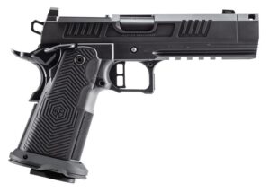 Alpha Foxtrot AA39X4CIG-XDBK13 AF1911 Romulus 45 ACP 13+1 4.25" Black DLC Stainless Steel Threaded Compensated Barrel, Optic Ready/Serrated Slide & Frame w/Beavertail & Picatinny Rail, RMR/RMSc Footpr