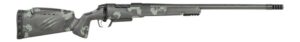 Fierce Firearms RIVSCX22CM18BF Carbon Rival XP 2.0 22 Creedmoor 3+1 18" Carbon Fiber Match Grade Barrel, Black Cerakote Stainless Steel Drilled & Tapped Receiver, Forest Camo Push Button Adj Cheek Pie