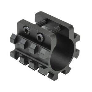 NcStar 12 ga Shotgun Tri-Rail Weaver Style Mount for 1" Mag Tube