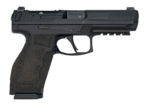 Langdon Tactical Tech VP9A1FHPRDMWC HK VP9A1F  Full Size Frame 9mm Luger 17+1 4.53" Black Nitride Polygonal Rifled Barrel, Black Nitride Optic Ready/Serrated Slide, Black Polymer Frame w/Picatinny Rai